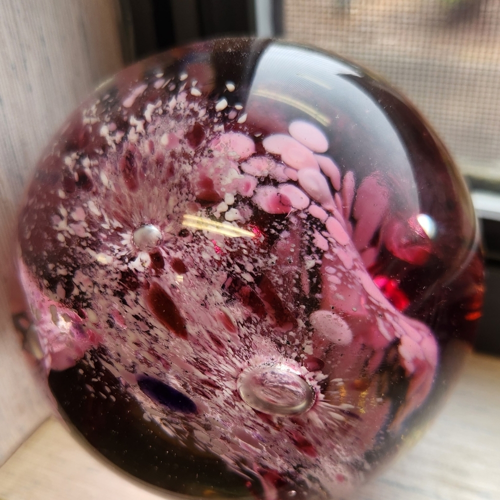 Antique Rare Marty Christy 1999 Signed Paperweight